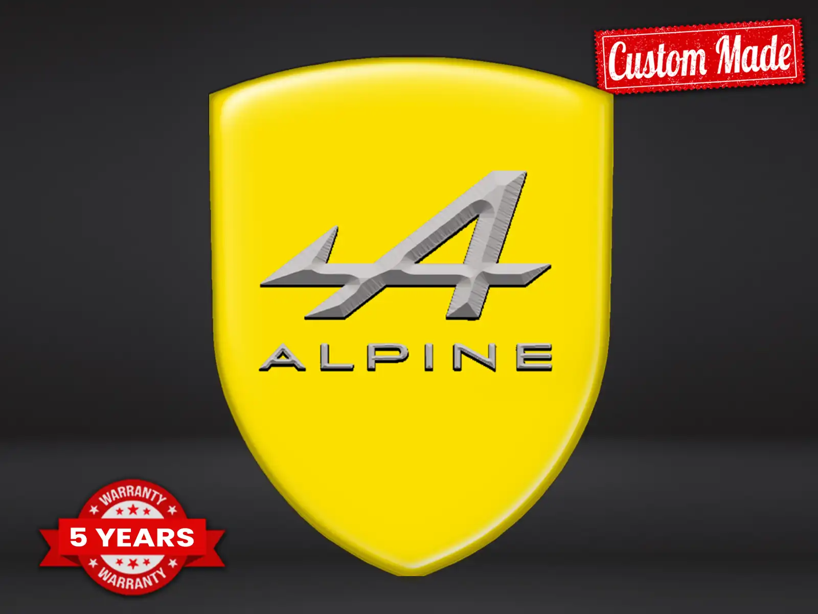 Alpina Logosticker Robust Universal Hochwertig